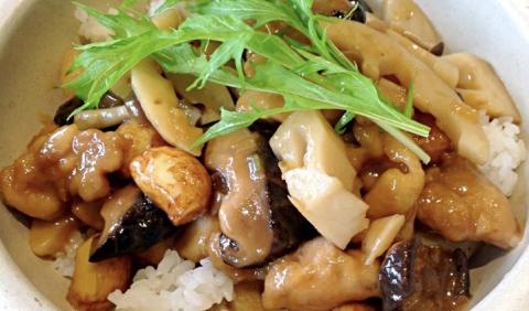 れんこんと鶏もも肉の土鍋ごはん